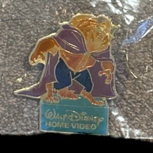 Vintage Disney Beast Pin with Purple and Blue